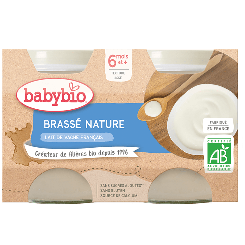 Baby Bio Brassé au lait de vache français (dès 6 mois) BIO - 2x130g vrac-zero-dechet-ecolo-lille-pilaterie