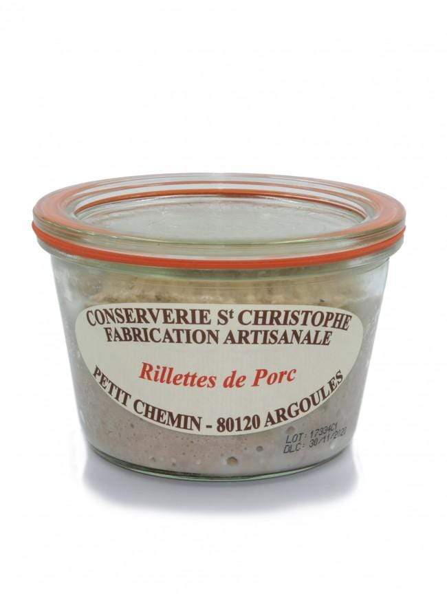 Conserverie Saint Christophe DATE-COURTE (03/24) PROLONGE (03/25) Rillettes de porc - 250g vrac-zero-dechet-ecolo-lille-pilaterie