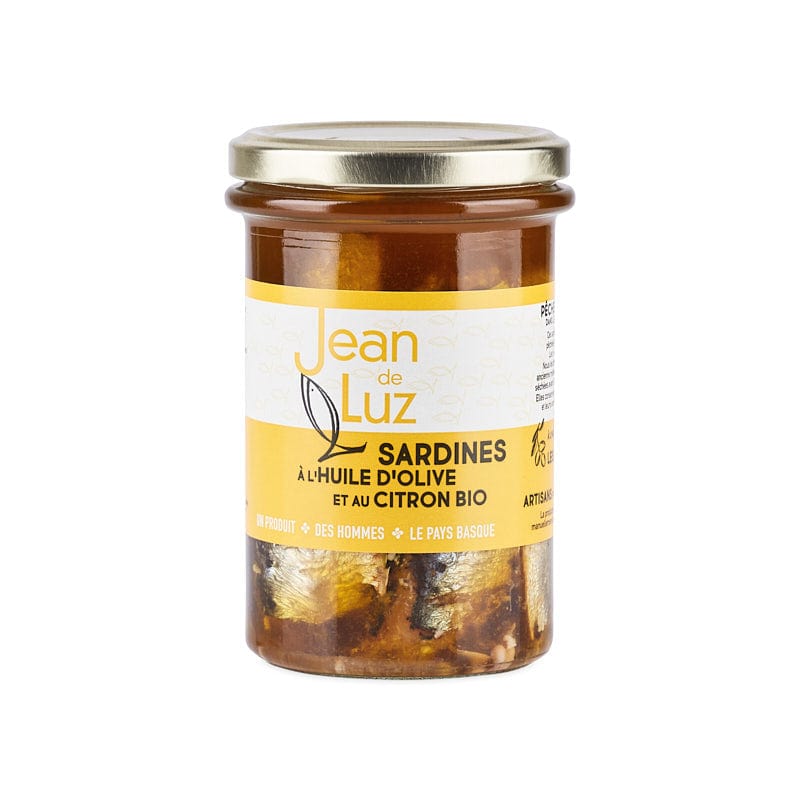 Jean de Luz Sardines à l'huile d'olive et au citron - 270g vrac-zero-dechet-ecolo-lille-pilaterie