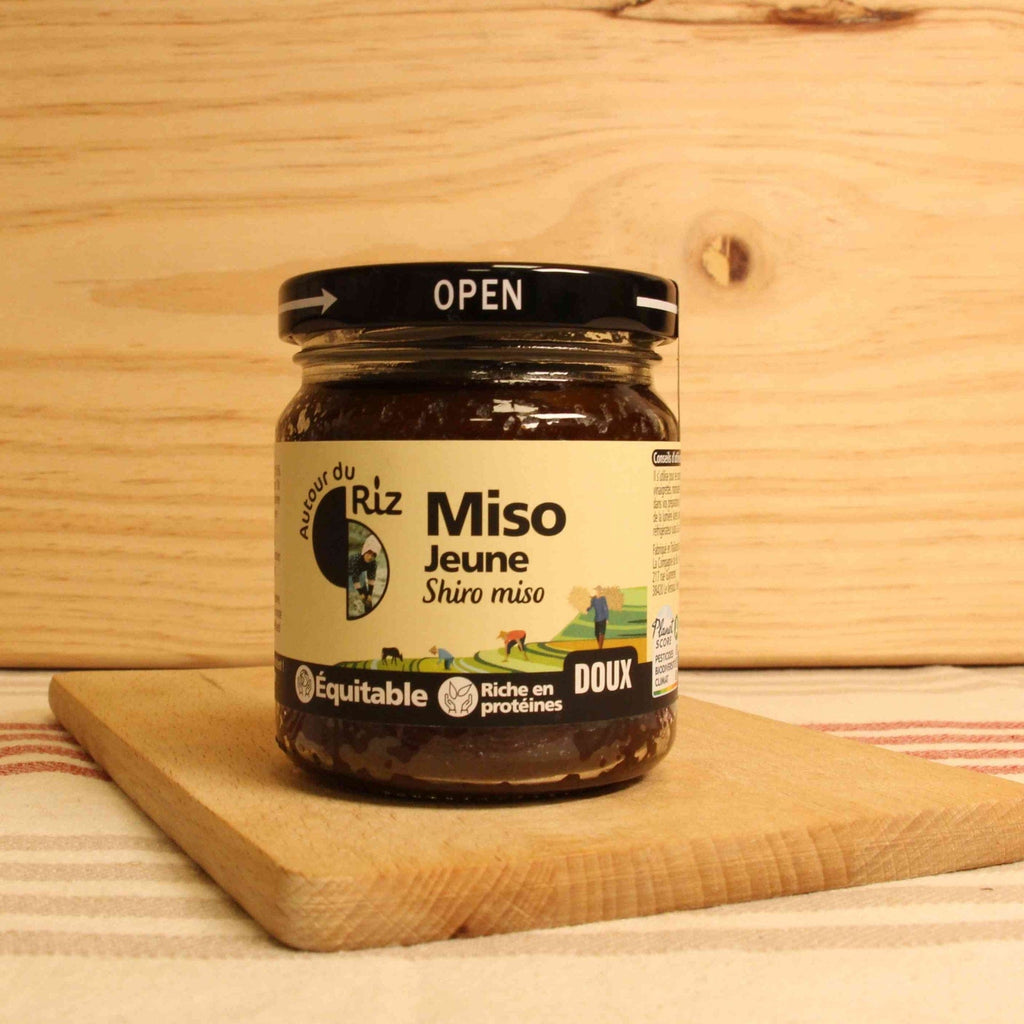 Autour du riz Miso jeune Shiro miso pasteurisé - 200g vrac-zero-dechet-ecolo-lille-pilaterie