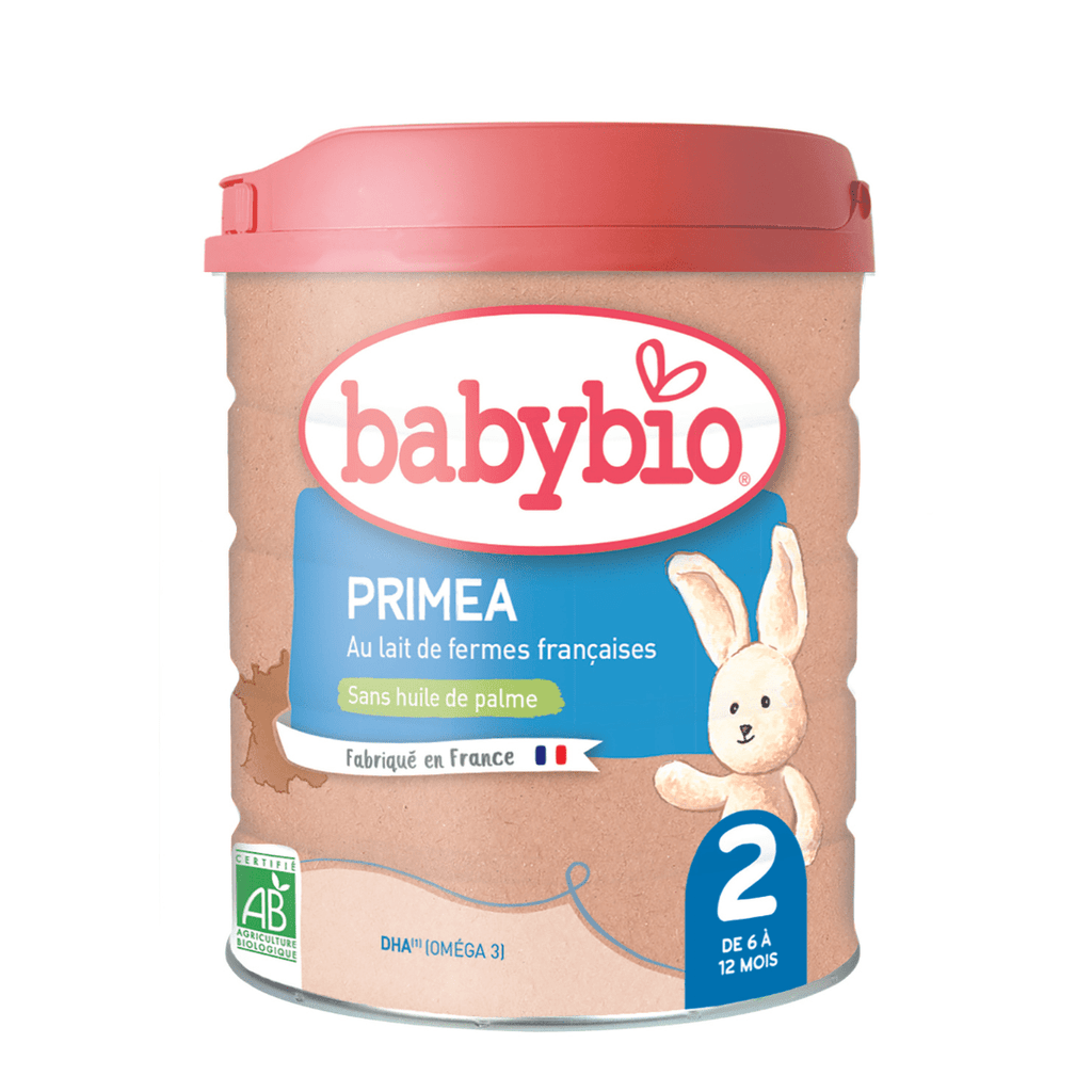 Baby Bio Lait infantile 2ème âge BIO Primea - au Lait de Vache français - 800g - ANTIGASPI vrac-zero-dechet-ecolo-lille-pilaterie
