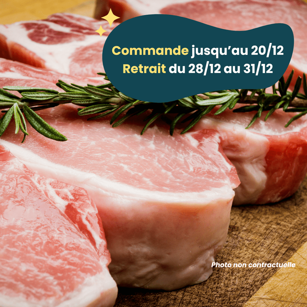 Barbak PRÉCOMMANDE Nouvel An - ACOMPTE - Côtes de Porc (800g à 1kg) vrac-zero-dechet-ecolo-lille-pilaterie