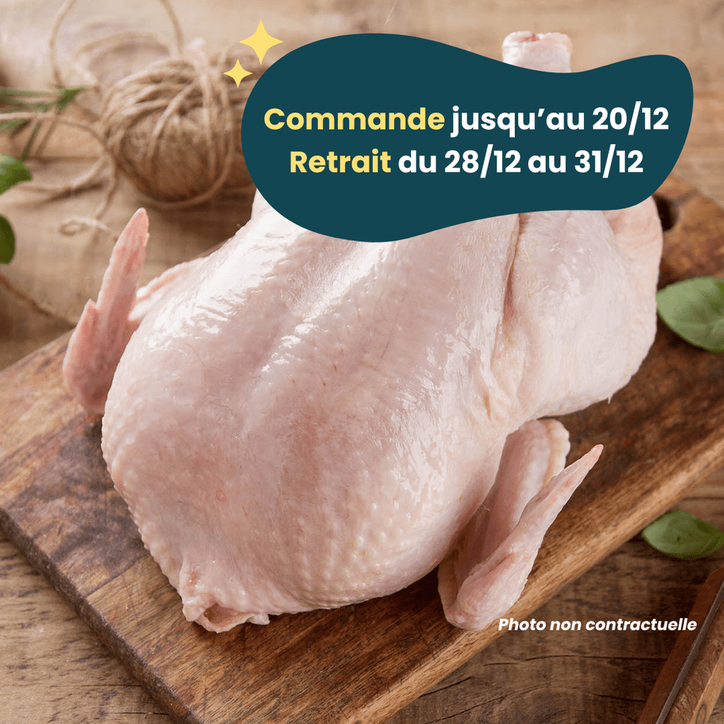 Barbak PRÉCOMMANDE Nouvel An - ACOMPTE - Poulet (1,5 à 2,2kg) vrac-zero-dechet-ecolo-lille-pilaterie