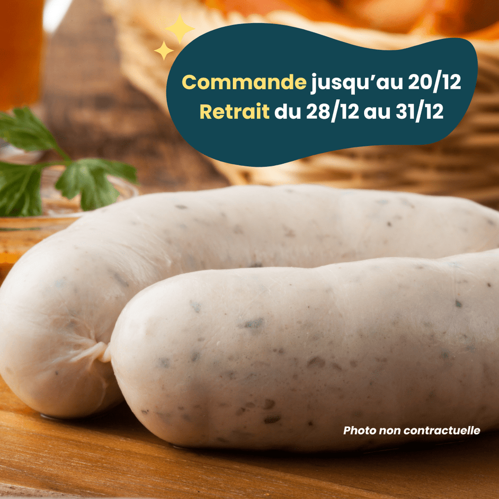 Barbak PRÉCOMMANDE Nouvel An - Boudin Blanc Truffé ( 200g) vrac-zero-dechet-ecolo-lille-pilaterie