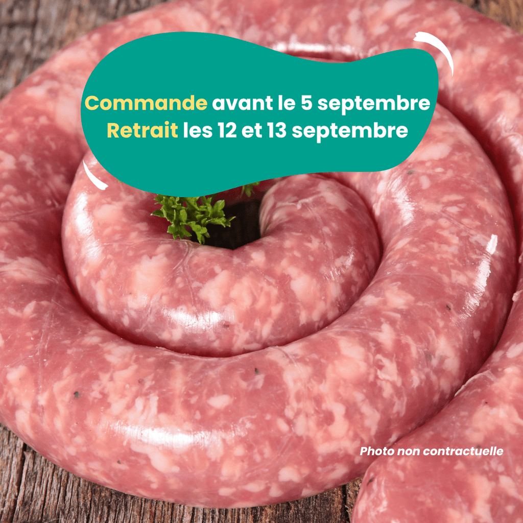Barbak PRÉCOMMANDE Saucisse de Toulouse (1kg) vrac-zero-dechet-ecolo-lille-pilaterie