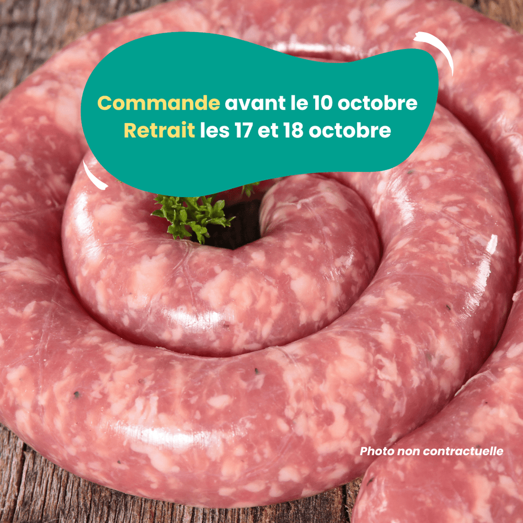 Barbak PRÉCOMMANDE Saucisse de Toulouse (1kg) vrac-zero-dechet-ecolo-lille-pilaterie