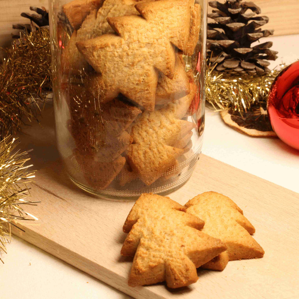 Belledonne Biscuits Sapins aux épices de Noël BIO - 200g vrac-zero-dechet-ecolo-lille-pilaterie