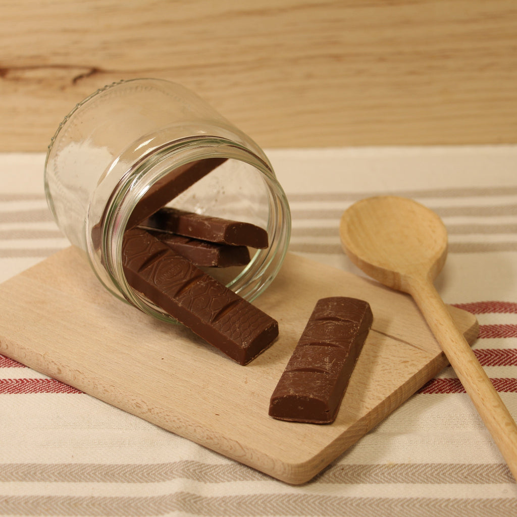 Belledonne Chokobar chocolat au lait et cœur lacté BIO - 5 pièces - 100g vrac-zero-dechet-ecolo-lille-pilaterie
