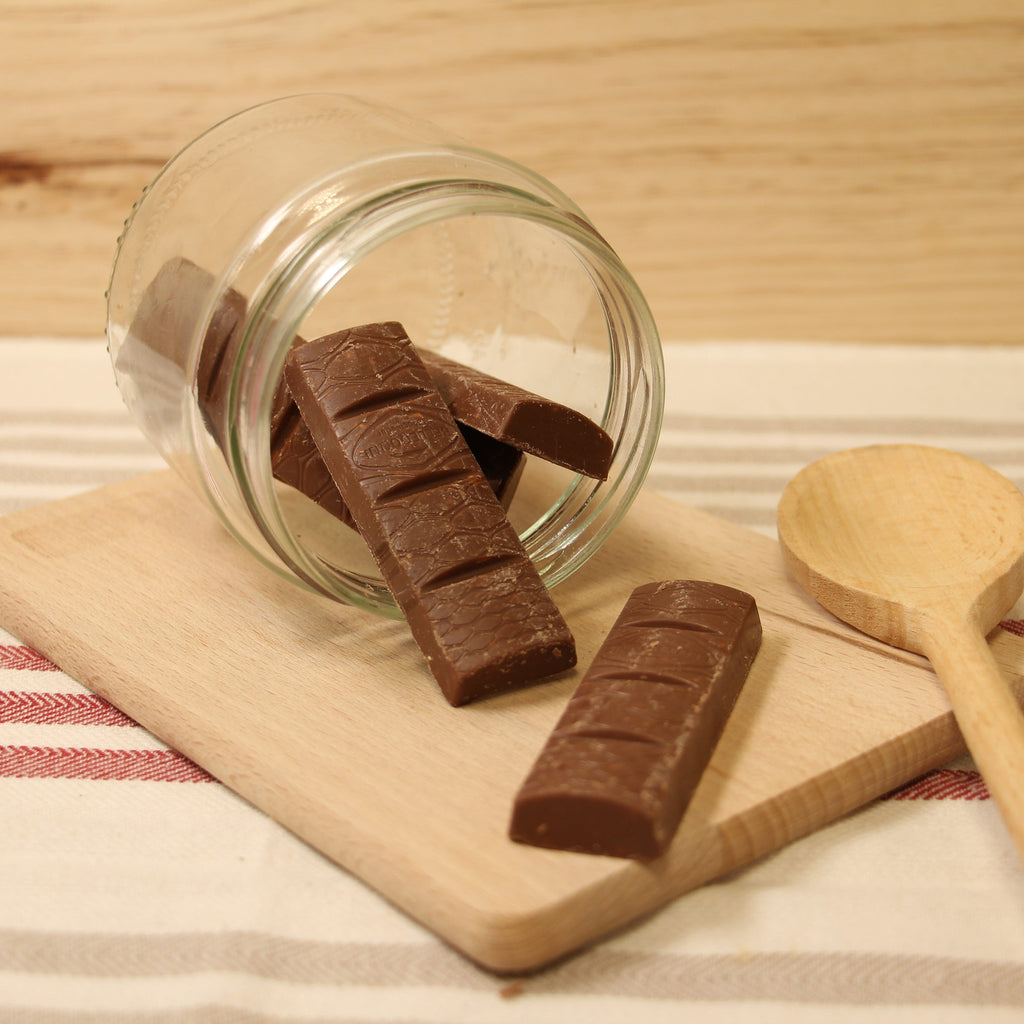 Belledonne Chokobar chocolat au lait et éclats de noisettes BIO - 5 pièces - 100g vrac-zero-dechet-ecolo-lille-pilaterie