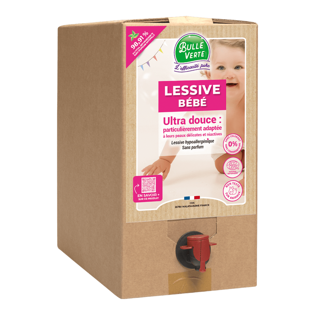 Bulle Verte Lessive bébé ultra douce - BIB 10L vrac-zero-dechet-ecolo-lille-pilaterie