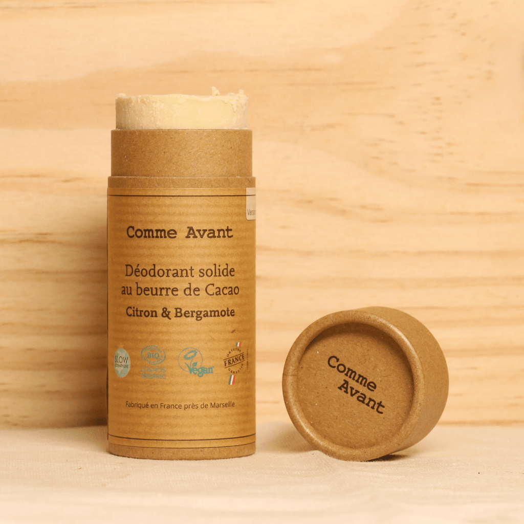 Comme Avant Déodorant solide au beurre de cacao - Citron & Bergamote - 60g vrac-zero-dechet-ecolo-lille-pilaterie