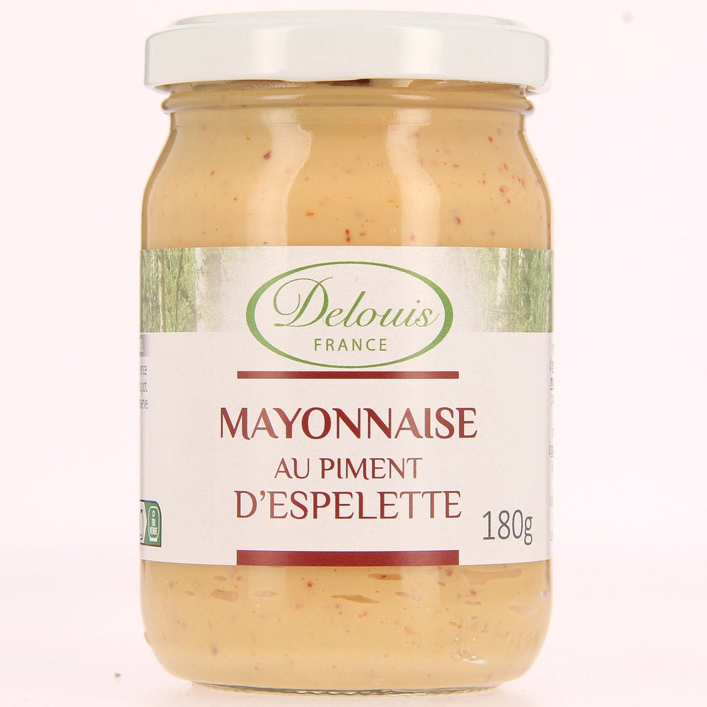 Delouis Mayonnaise au piment d'Espelette BIO - 180g vrac-zero-dechet-ecolo-lille-pilaterie