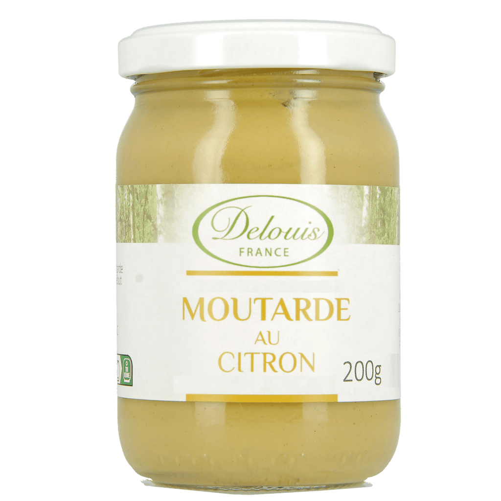 Delouis Moutarde de Dijon au Citron BIO - 200g vrac-zero-dechet-ecolo-lille-pilaterie