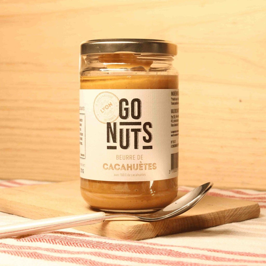 Go Nuts Beurre de cacahuètes BIO - 270g vrac-zero-dechet-ecolo-lille-pilaterie