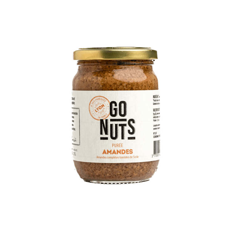 Go Nuts Purée d'amandes complètes toastées BIO - 270g vrac-zero-dechet-ecolo-lille-pilaterie