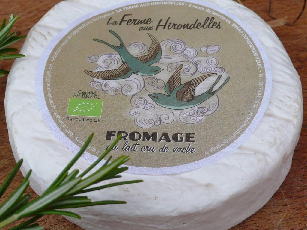 Hauts de France Fromage fermier BIO 250 gr - Lait cru de vache - ANTIGASPI vrac-zero-dechet-ecolo-lille-pilaterie