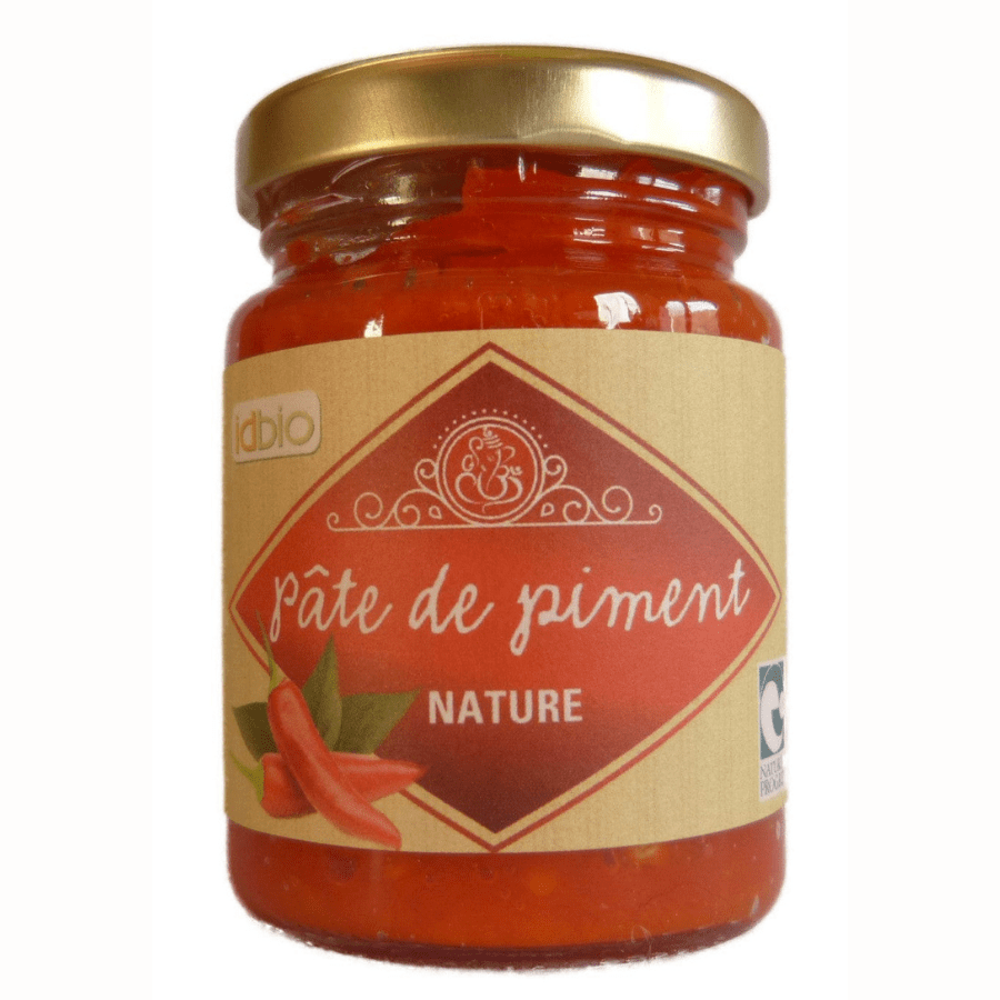 Hindivali Pâte de Piment nature - 90g - ANTIGASPI vrac-zero-dechet-ecolo-lille-pilaterie
