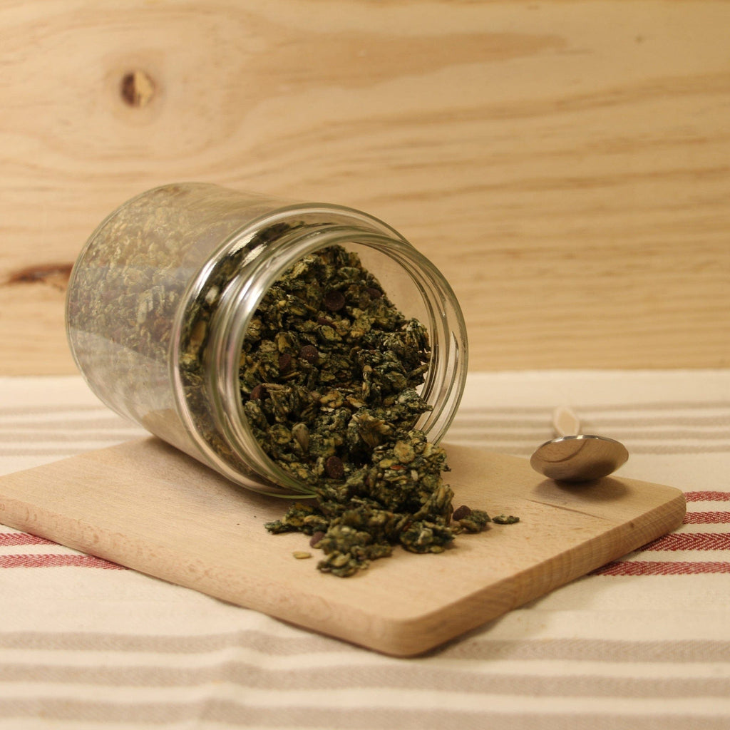 HOOPE Muesli croustillant spiruline et chocolat BIO - 250g vrac-zero-dechet-ecolo-lille-pilaterie