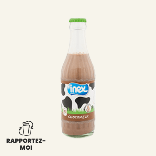INEX Lait chocolaté demi-écrémé stérilisé - 200mL - ANTIGASPI vrac-zero-dechet-ecolo-lille-pilaterie