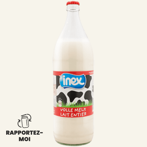 INEX Pack de 12 Lait stérilisé entier - 12 x 1L - ANTIGASPI vrac-zero-dechet-ecolo-lille-pilaterie
