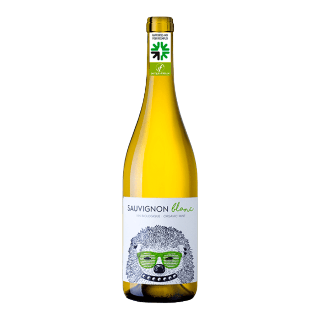 Jacques Frelin Vin blanc Hérisson Sauvignon BIO - Vin de France - 75cL vrac-zero-dechet-ecolo-lille-pilaterie