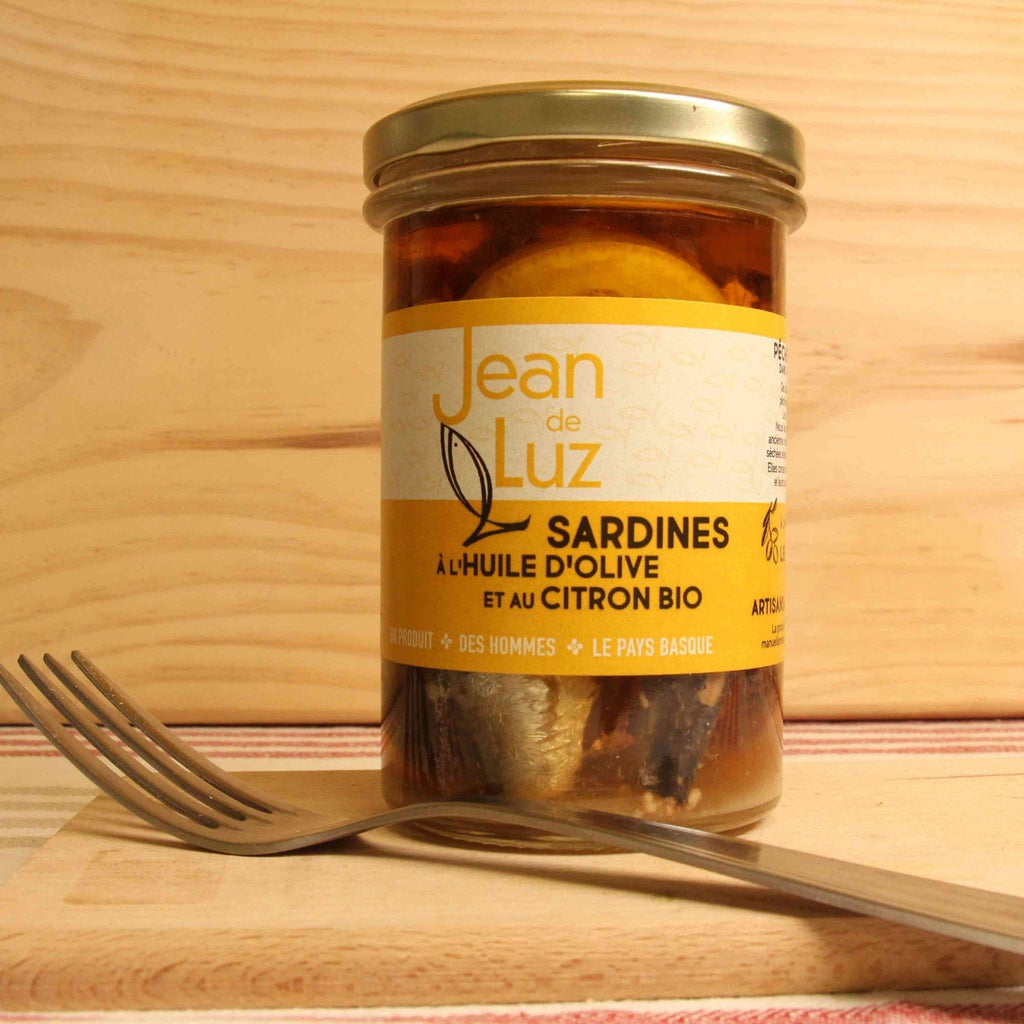 Jean de Luz Sardines à l'huile d'olive et au citron - 270g vrac-zero-dechet-ecolo-lille-pilaterie