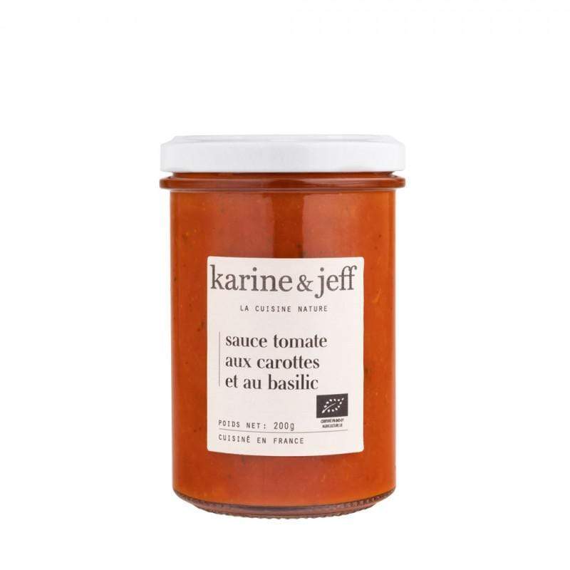 Karine & Jeff Sauce tomate BIO aux carottes et basilic - 200g vrac-zero-dechet-ecolo-lille-pilaterie