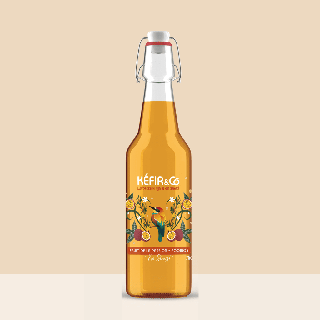 Kéfir and co Kéfir "No stress" Fruits de la passion-Rooibos BIO - 75cl vrac-zero-dechet-ecolo-lille-pilaterie