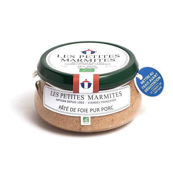 L'atelier le Patureur DATE-COURTE (02/24) PROLONGE (02/25) Pâté de foie pur porc Les Petites Marmites - BIO - 150g vrac-zero-dechet-ecolo-lille-pilaterie