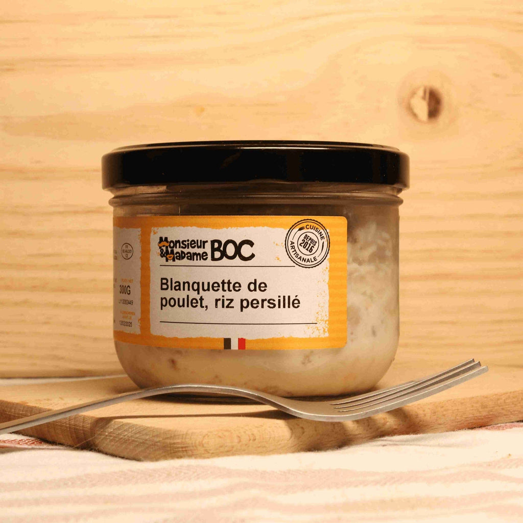 La Centrale du Bocal Blanquette de Poulet, Riz persillé - 300g vrac-zero-dechet-ecolo-lille-pilaterie