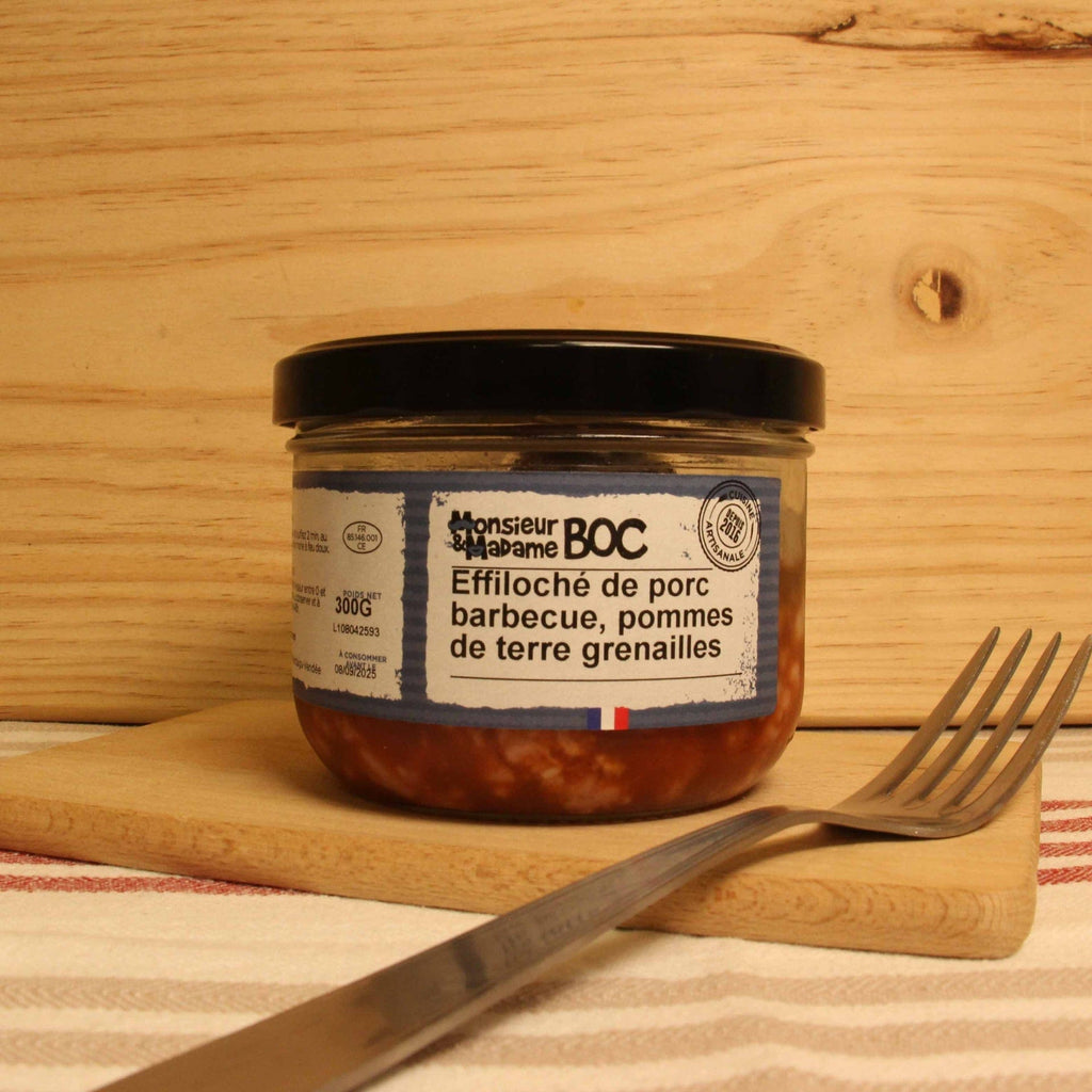 La Centrale du Bocal Effilochés de porc barbecue, pdt grenailles - 300g - ANTIGASPI vrac-zero-dechet-ecolo-lille-pilaterie