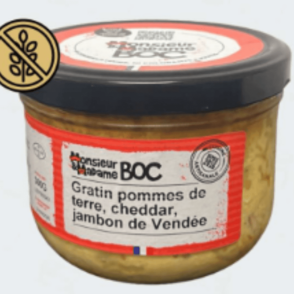 La Centrale du Bocal Gratin de pommes de terre, cheddar et jambon sec - 300g vrac-zero-dechet-ecolo-lille-pilaterie