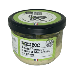 La Centrale du Bocal Poulet, Fromage italien, macaronis au pesto - 300g vrac-zero-dechet-ecolo-lille-pilaterie
