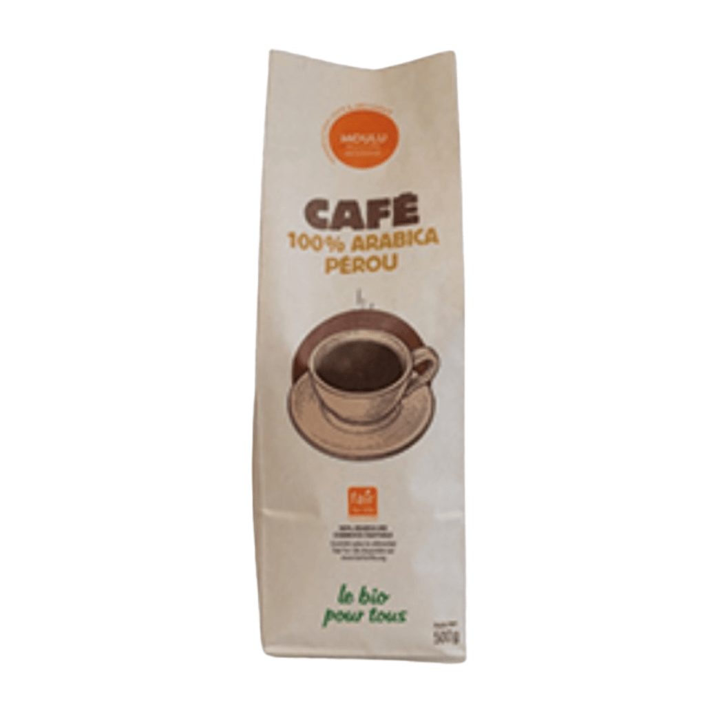 Le bio pour tous Café moulu Pérou BIO - intensité 6/10 - 500g vrac-zero-dechet-ecolo-lille-pilaterie