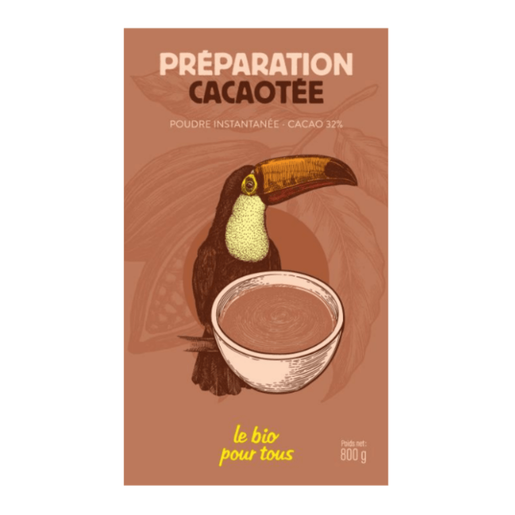 Le bio pour tous Chocolat en poudre 32% de cacao BIO - 800g vrac-zero-dechet-ecolo-lille-pilaterie