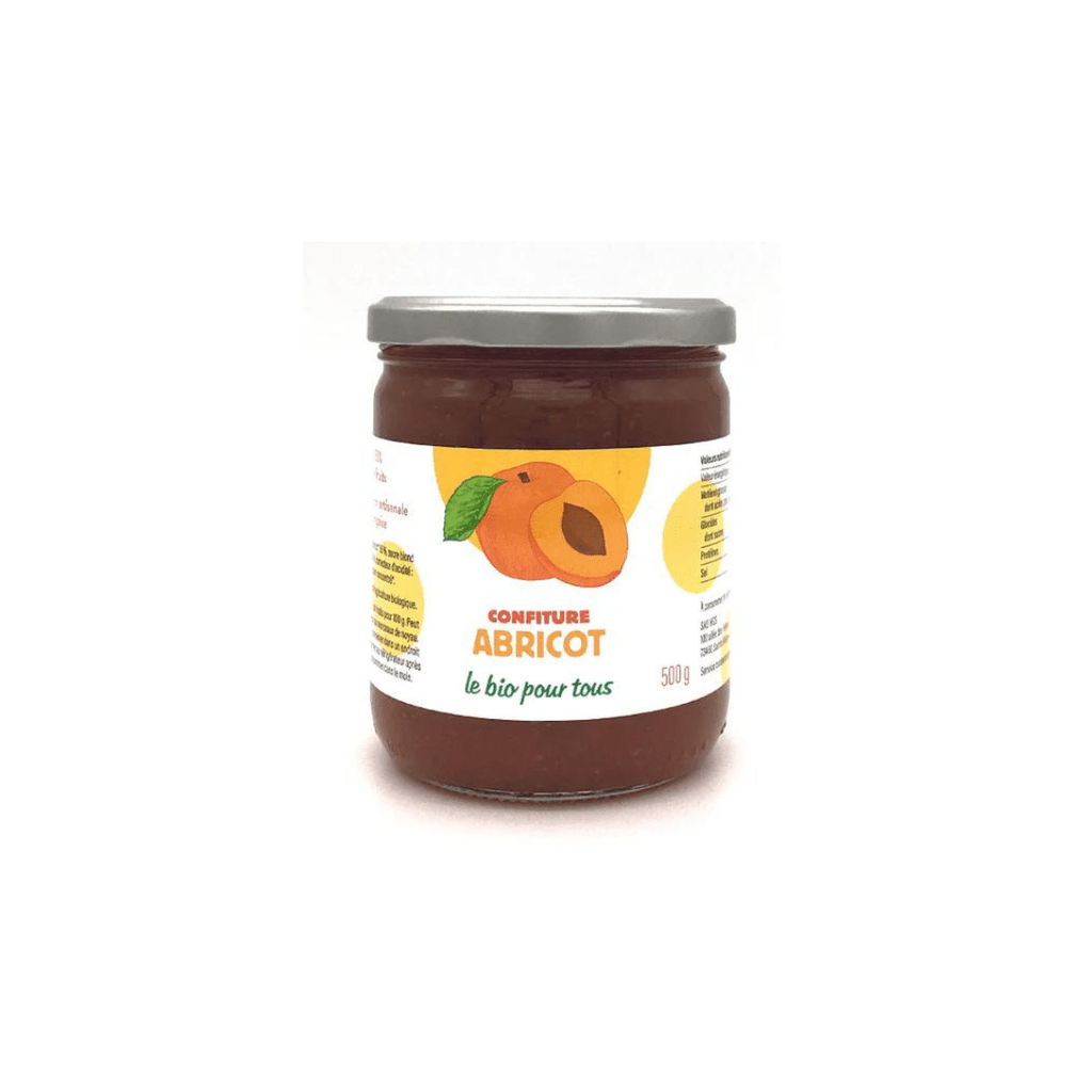 Le bio pour tous Confiture extra d'abricot BIO - 500g vrac-zero-dechet-ecolo-lille-pilaterie