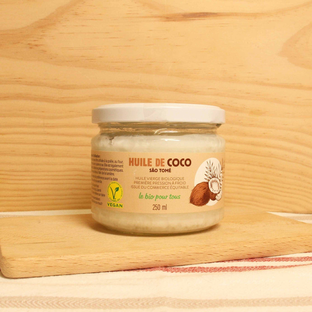 Le bio pour tous Huile de coco vierge BIO & Equitable - 250ml vrac-zero-dechet-ecolo-lille-pilaterie