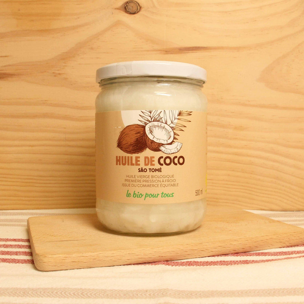 Le bio pour tous Huile de coco vierge - BIO & Equitable - 500ml vrac-zero-dechet-ecolo-lille-pilaterie