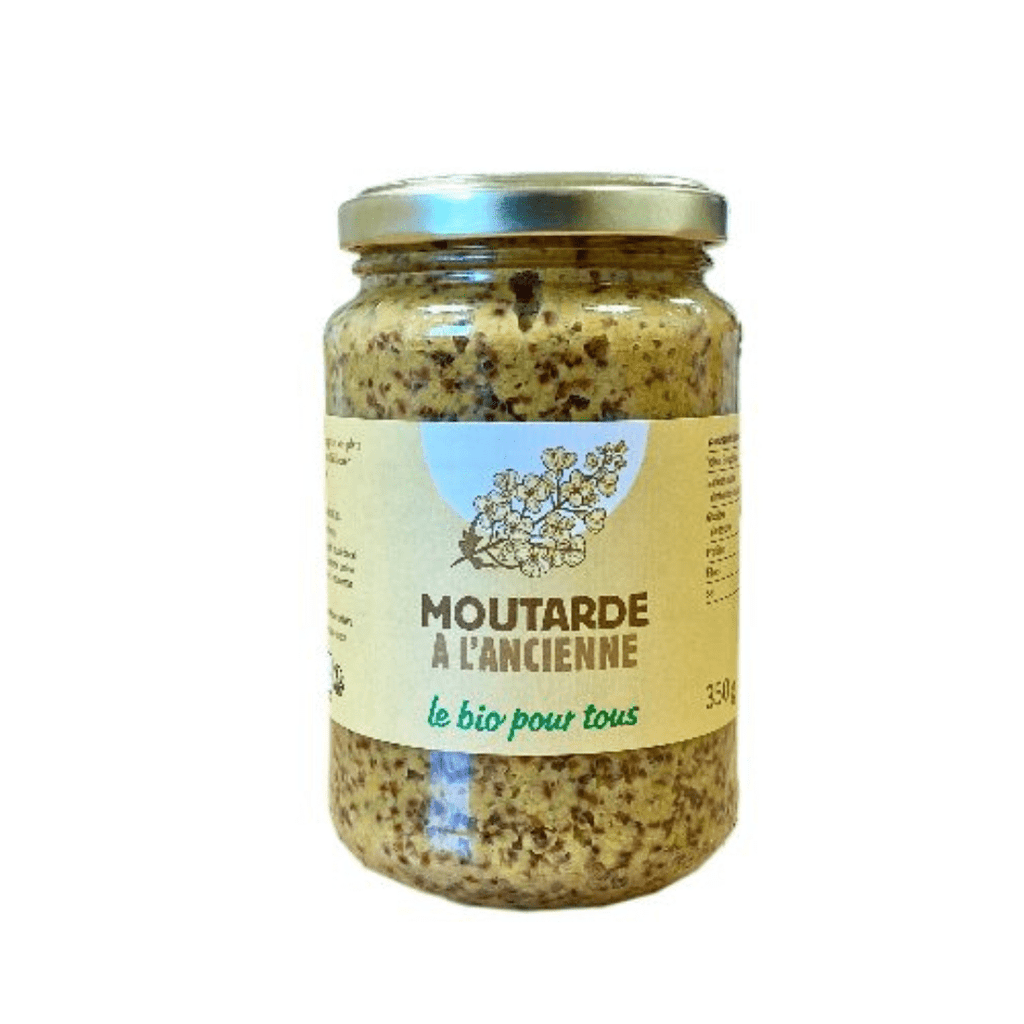 Le bio pour tous Moutarde à l'ancienne France BIO - 360g vrac-zero-dechet-ecolo-lille-pilaterie