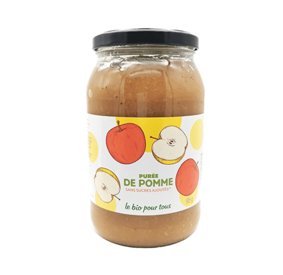 Le bio pour tous Purée de pommes BIO - 915g vrac-zero-dechet-ecolo-lille-pilaterie