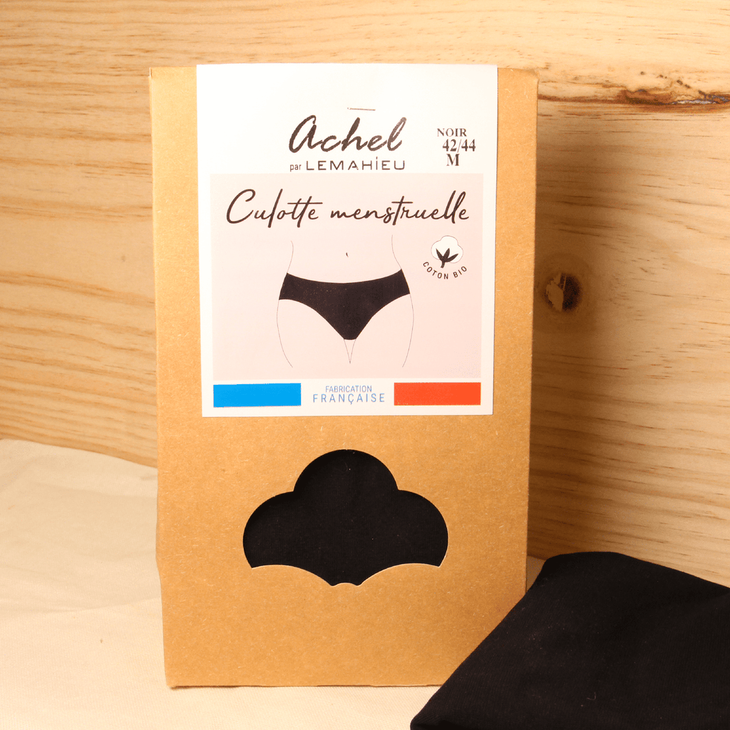Lemahieu Culotte menstruelle BIO flux léger à moyen - taille 42/44 vrac-zero-dechet-ecolo-lille-pilaterie
