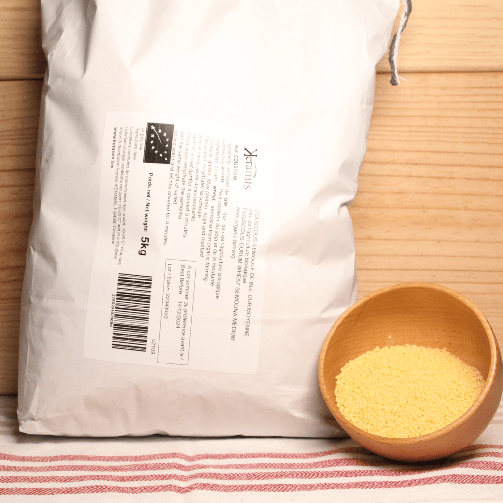 Les Biolonistes Couscous moyen blanc BIO - 5kg vrac-zero-dechet-ecolo-lille-pilaterie