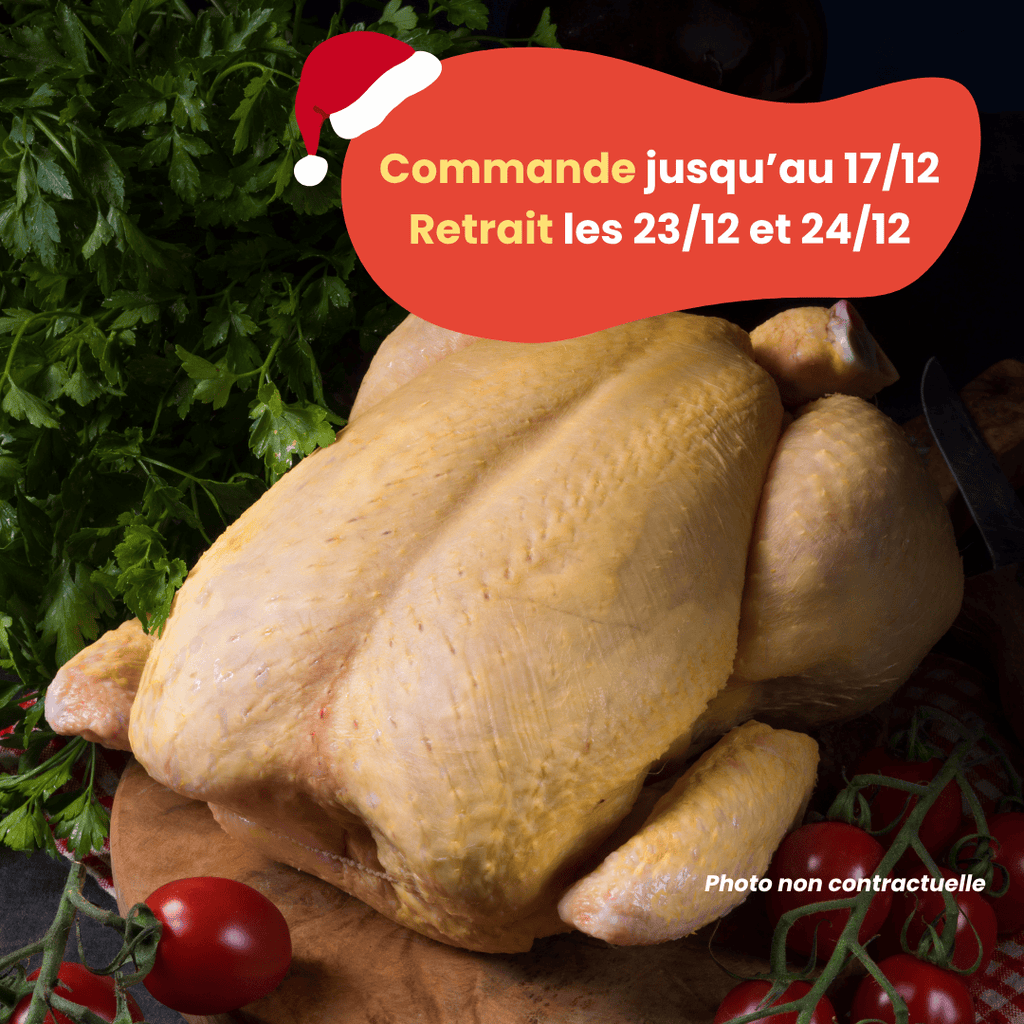 Les Canards de la Mère Miche PRÉCOMMANDE Noël - ACOMPTE - Chapon (3kg à 3,5kg) vrac-zero-dechet-ecolo-lille-pilaterie