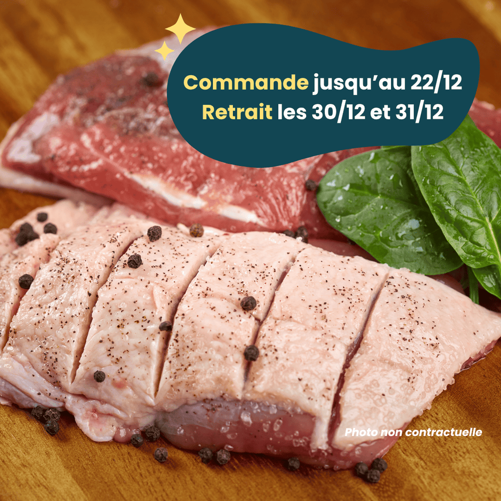 Les Canards de la Mère Miche PRÉCOMMANDE Nouvel An - ACOMPTE - Magret de Canard (à l'unité environ 400g) vrac-zero-dechet-ecolo-lille-pilaterie