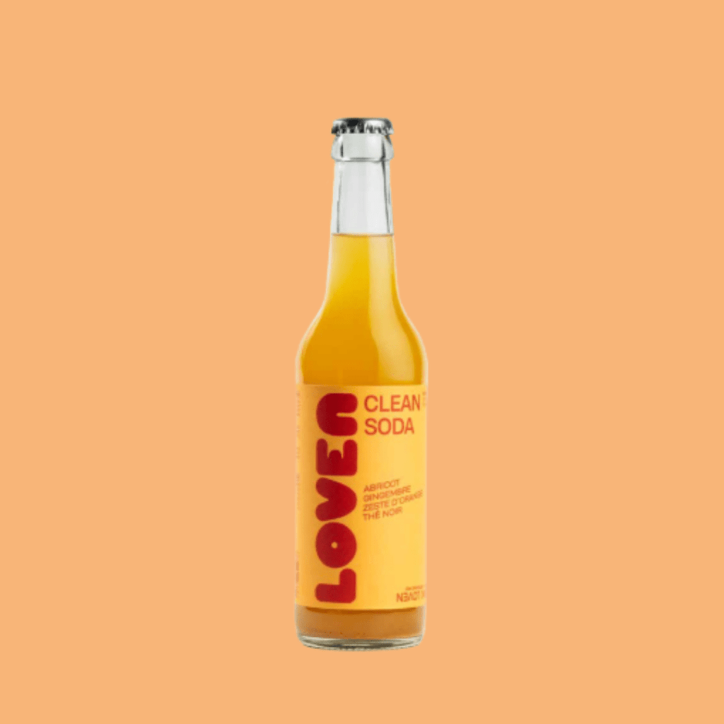 Loven Crew - Brasserie L'Indispensable Clean Soda abricot gingembre zeste d'orange & thé noir BIO - 33cl vrac-zero-dechet-ecolo-lille-pilaterie