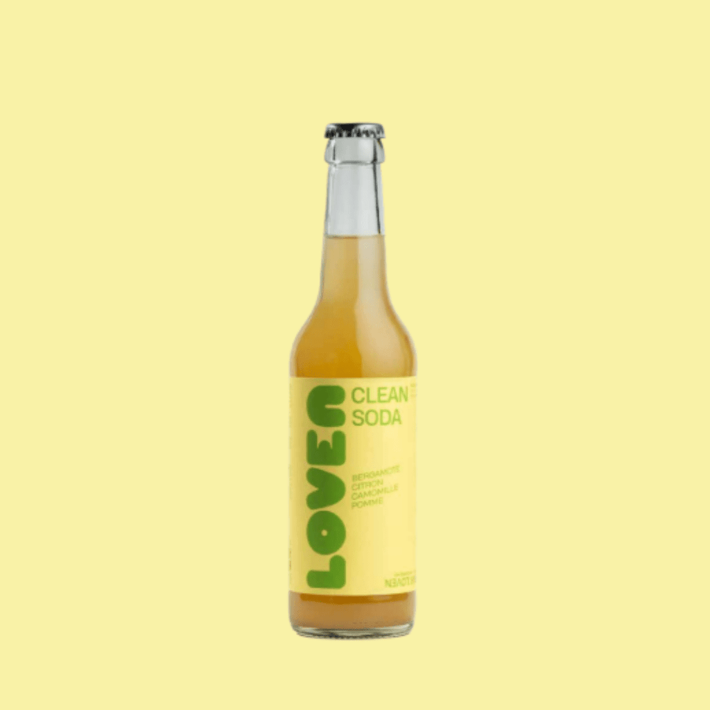 Loven Crew - Brasserie L'Indispensable Clean Soda bergamote citron pomme & camomille BIO - 33cl vrac-zero-dechet-ecolo-lille-pilaterie