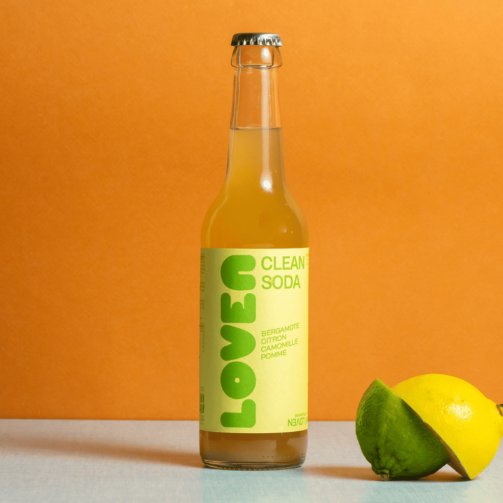 Loven Crew - Brasserie L'Indispensable Clean Soda bergamote citron pomme & camomille BIO - 33cl vrac-zero-dechet-ecolo-lille-pilaterie