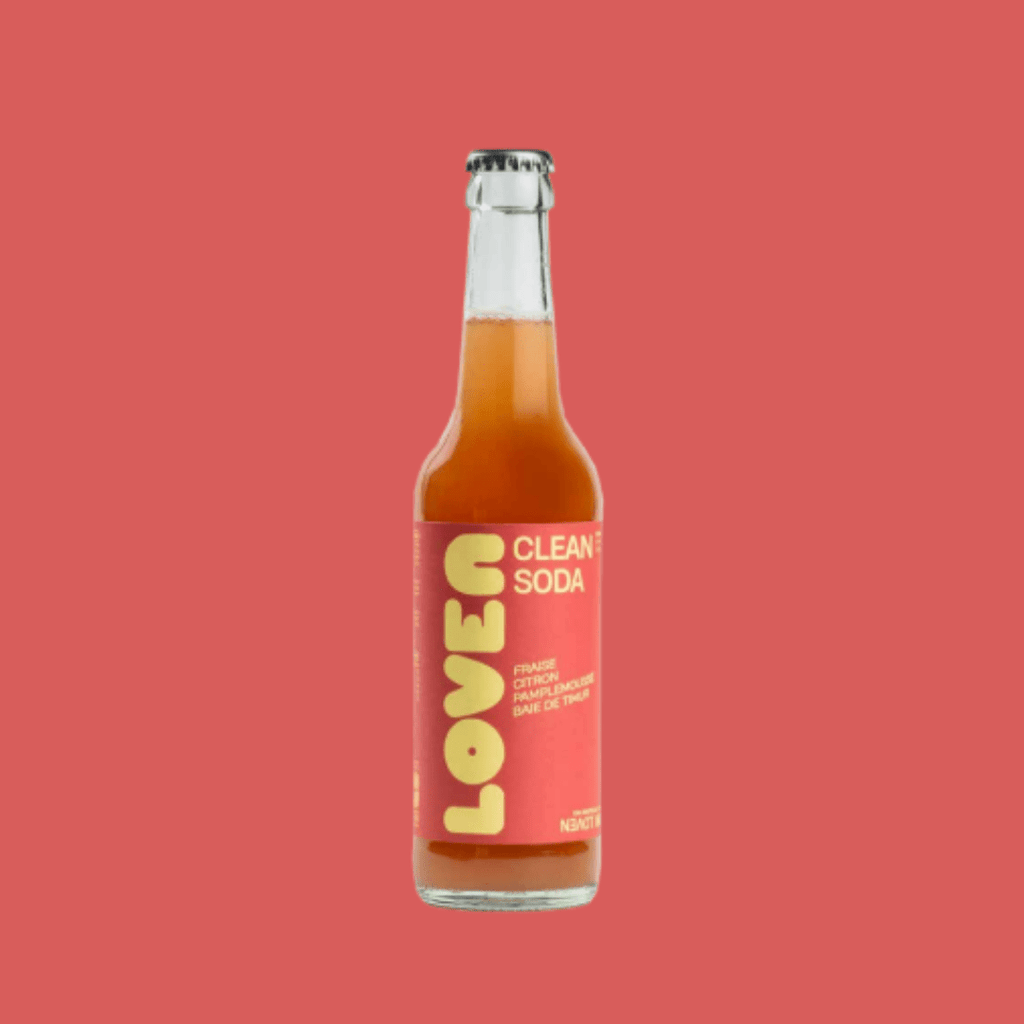 Loven Crew - Brasserie L'Indispensable Clean Soda fraise citron pamplemousse & baie de timur BIO - 33cl vrac-zero-dechet-ecolo-lille-pilaterie