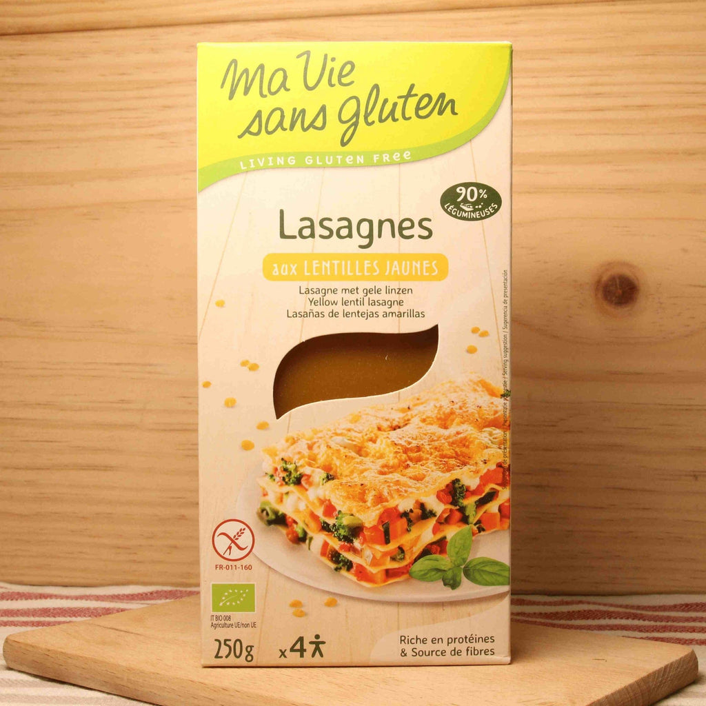 Ma vie sans gluten Lasagnes aux lentilles jaunes sans gluten BIO - 250g vrac-zero-dechet-ecolo-lille-pilaterie