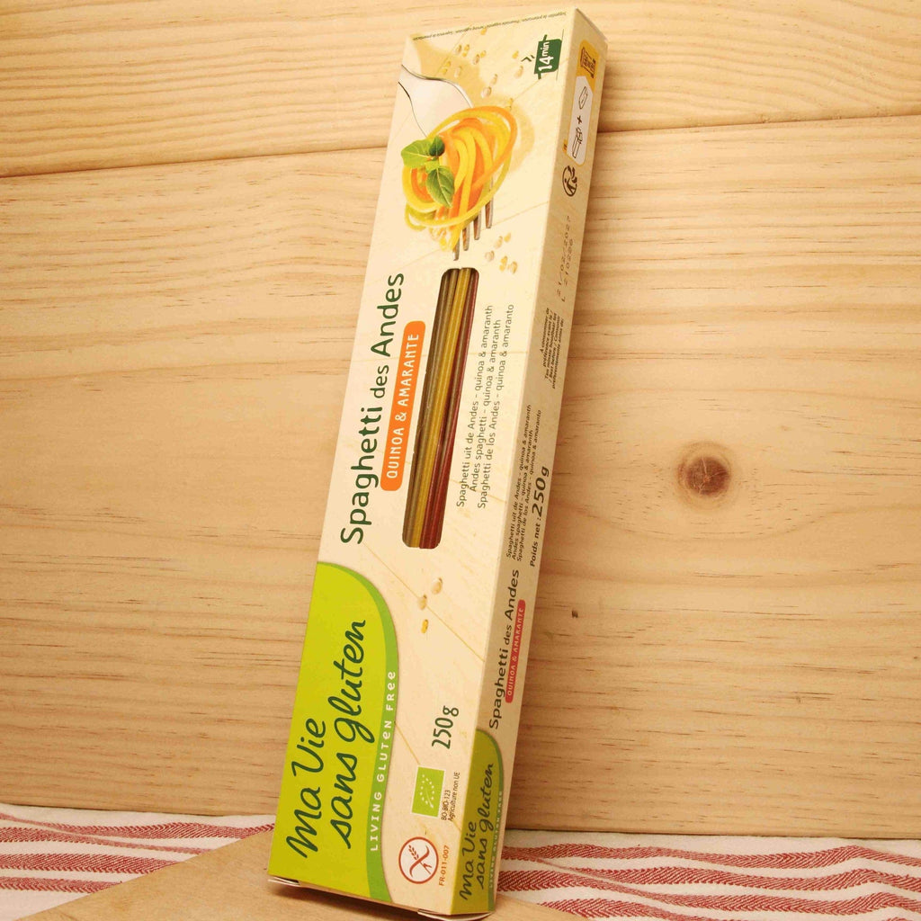 Ma vie sans gluten Spaghetti des Andes quinoa & amarante sans gluten BIO - 250g vrac-zero-dechet-ecolo-lille-pilaterie